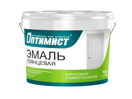 Эмаль глянцевая супербелая для наружных и внутренних работ